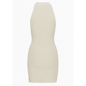 Babaton Aritzia Sculpt Knit Halter Bodycon Mini Dress Womens S